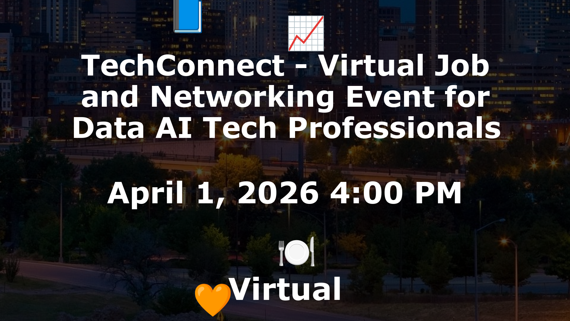 TechConnect - Virtual Job and Networking Event for Data AI Tech Professionals event image